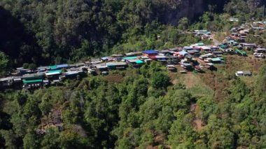 Mae Hong Son, Tayland 'daki Phu Pha Mok Ban Jabo köyü.