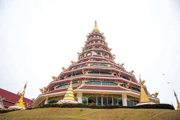 Templo del Buda Blanco Wat Huay Pla Kang, Chiang Rai, Tailandia — Foto de Stock