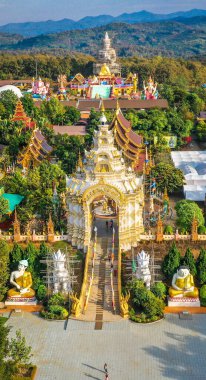 Wat Saeng Kaeo Phothiyan tapınağı Chiang Rai, Tayland