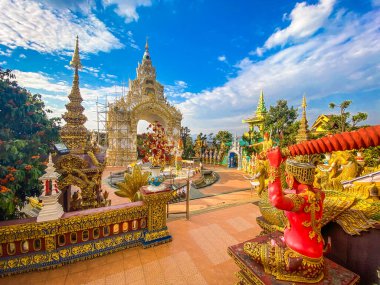 Wat Saeng Kaeo Phothiyan tapınağı Chiang Rai, Tayland