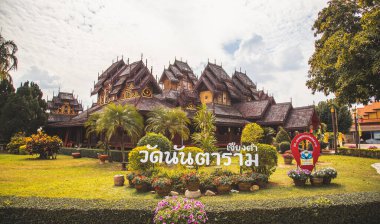 Phayao, Tayland 'da Wat Nantaram