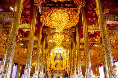 Wat Saeng Kaeo Phothiyan tapınağı Chiang Rai, Tayland