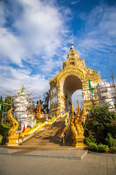 Wat Saeng Kaeo Templo Phothiyan en Chiang Rai, Tailandia — Foto de Stock