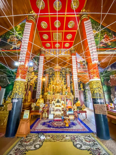Wat Hey templo na província de Nan, Tailândia — Fotografia de Stock