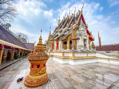 Phrae, Tayland 'daki Phat Phrae, Suthon Mongkhon Khiri tapınağı kompleksi