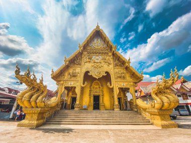 Nan ilindeki Wat Sri Panthon altın tapınağı, Tayland