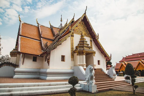 Wat Phumin temple and its wall painting in Nan city, Thailand — Photo