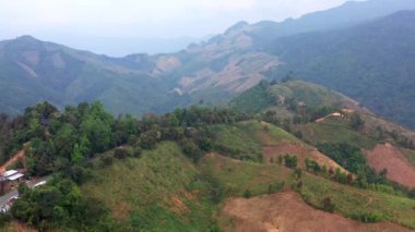 Phu Kha Viewpoint 1715 in the mountain valley of Nan province, Thailand