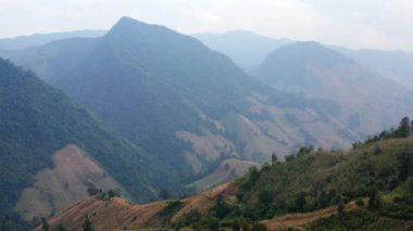 Phu Kha Viewpoint 1715 in the mountain valley of Nan province, Thailand