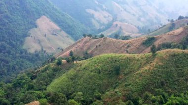 Phu Kha Viewpoint 1715 in the mountain valley of Nan province, Thailand