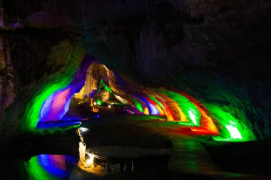 Tham Pha Nang Khoi cave in Phraeprovince, Thailand