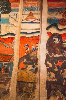 Wat Phumin. Nan 'ın en ünlü batakhanesi 1596' da inşa edilen ve Chao Ananta Vora Ritthi 'nin saltanatı sırasında restore edilen çarmıha gerilmesiyle ünlüdür..