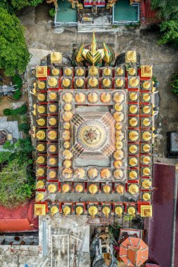 Wat Phrathat Suthon Mongkhon Khiri temple complex in Phrae, Thailand, south east asia