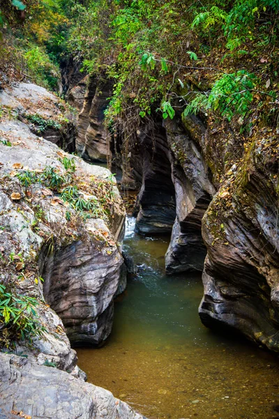 Каньйон Ван Сіла Лаєнг Ущелина Провінції Нан Таїланд Фотографія Високої — стокове фото