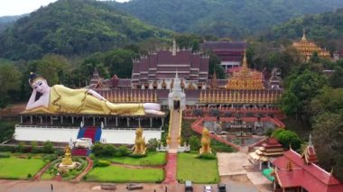 Wat Phrathat Suthon Mongkhon Khiri temple complex in Phrae, Thailand