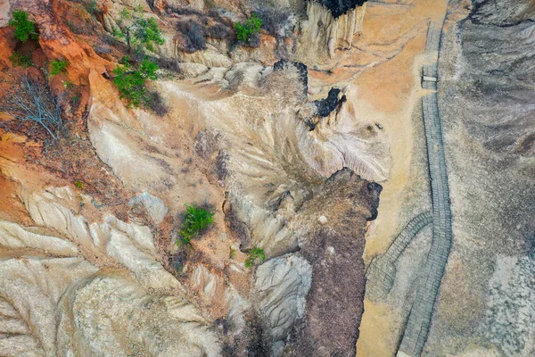 Phae Mueang Phi rock formation or canyon in Phrae province, Thailand — Stock Fotó