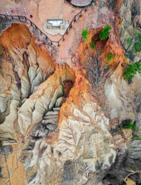 Phae Mueang Phi rock formation or canyon in Phrae province, Thailand
