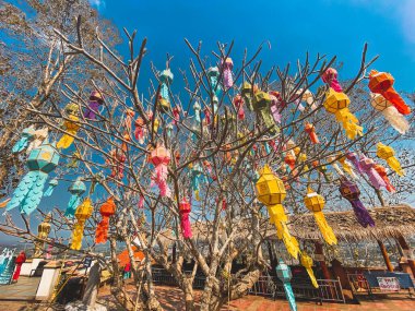 Wat Phrathat Khao Noi or Phra Phuttha Maha Utam Mongkhon Nanthaburi, on the top of Doi Khao Noi in Nan Thailand