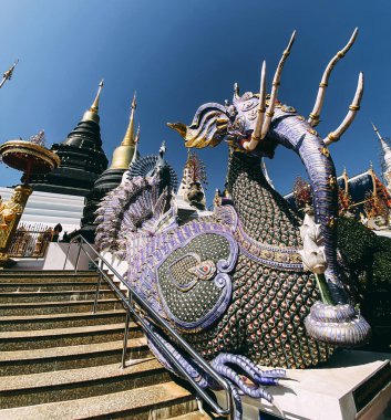 Wat Ban Den ya da Wat Banden tapınağı Mae Taeng bölgesinde, Chiang Mai, Tayland