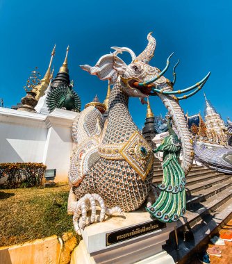 Wat Ban Den ya da Wat Banden tapınağı Mae Taeng bölgesinde, Chiang Mai, Tayland