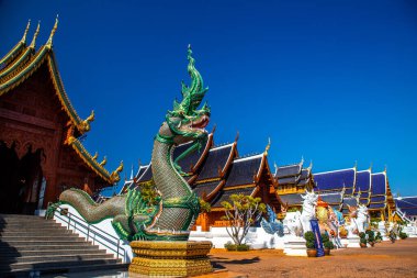 Wat Ban Den ya da Wat Banden tapınağı Mae Taeng bölgesinde, Chiang Mai, Tayland