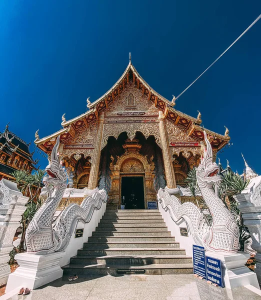 Templo complejo Wat Ban Den o Wat Banden en el distrito de Mae Taeng, Chiang Mai, Tailandia — Foto de Stock