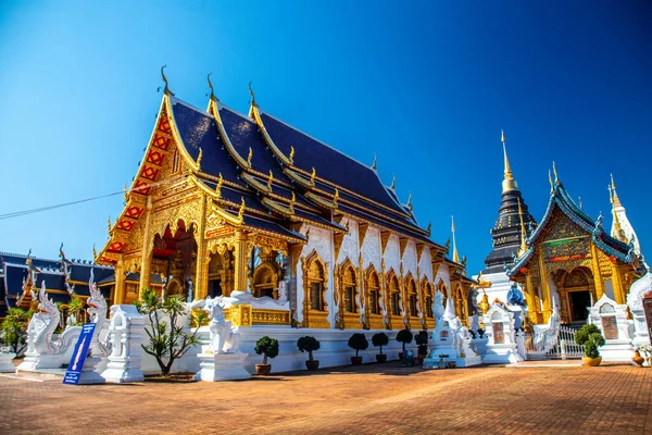 Wat Ban Den or Wat Banden complex temple in Mae Taeng District, Chiang Mai, Thailand — Zdjęcie stockowe