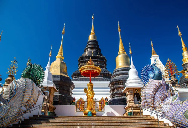 Wat Ban Den eller Wat Banden-templet i Mae Taeng District, Chiang Mai, Thailand — Stockfoto