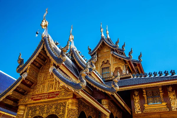 Wat Ban Den or Wat Banden complex temple in Mae Taeng District, Chiang Mai, Thailand — стоковое фото