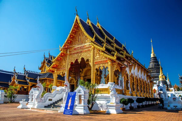 Wat Ban Den or Wat Banden complex temple in Mae Taeng District, Chiang Mai, Thailand — Stockfoto