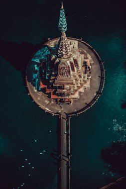 Wat Huai Kaeo ya da Wat Huay Kaew pagoda tapınağı Lopburi, Tayland
