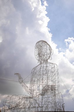 Chao Pho Nakharat Tapınağı ya da Chao Por Nakarat Chansen Çin tapınağı Nakhon Sawan, Tayland