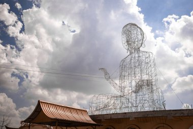 Chao Pho Nakharat Tapınağı ya da Chao Por Nakarat Chansen Çin tapınağı Nakhon Sawan, Tayland