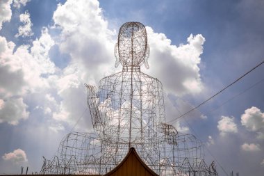 Chao Pho Nakharat Tapınağı ya da Chao Por Nakarat Chansen Çin tapınağı Nakhon Sawan, Tayland