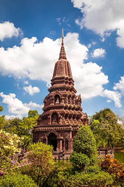 Wat Huai Kaeo or Wat Huay Kaew pagoda temple in Lopburi,Thailand — 스톡 사진