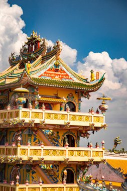 Chao Pho Nakharat Tapınağı ya da Chao Por Nakarat Chansen Çin tapınağı Nakhon Sawan, Tayland