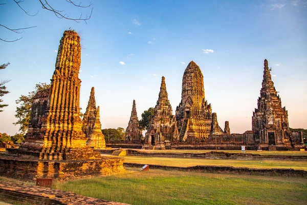 Wat Chaiwatthanaram Buddhist Temple City Ayutthaya Historical Park Thailand West — Stock Photo, Image