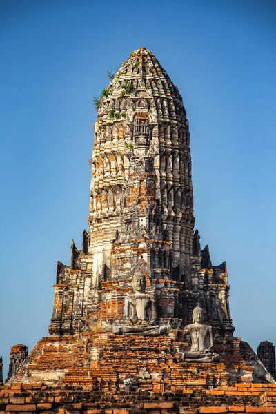 Wat Chaiwatthanaram Egy Buddhista Templom Város Ayutthaya Történelmi Park Thaiföld — Stock Fotó