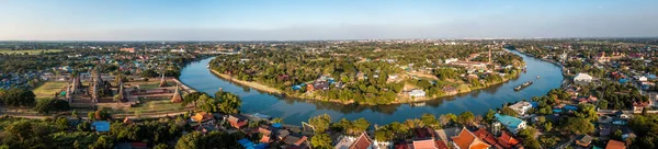 Wat Chaiwatthanaram Jest Buddyjskim Rozciągaczem Mieście Ayutthaya Historical Park Tajlandia — Zdjęcie stockowe