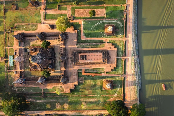 Wat Chaiwatthanaram Είναι Ένας Βουδιστικός Ναός Στην Πόλη Της Ayutthaya — Φωτογραφία Αρχείου