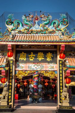 Tayland 'daki Dragon Paradise Park Suphan Buri. Yüksek kalite fotoğraf