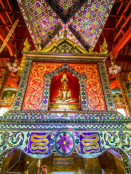 Wat Phra Phutthabat Tak Pha Templo Topo Montanha Lamphun Tailândia — Fotografia de Stock