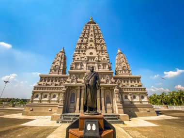 Wat Panyanantaram tapınağı Pathum Thani, Bangkok, Tayland. Yüksek kalite fotoğraf