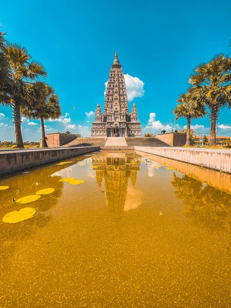 Wat Panyanantaram Templo Pathum Thani Bangkok Tailândia Foto Alta Qualidade — Fotografia de Stock