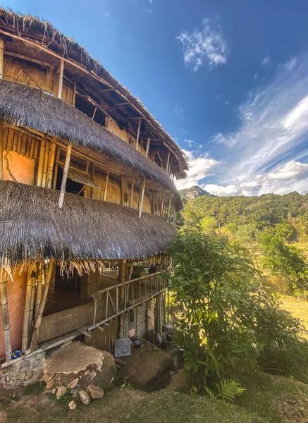 Giant Bamboo Hut Doi Inthanon National Park Chiang Mai Thailand — Stock Photo, Image