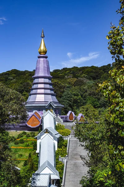 Kiz Pagodas Doi Inthanon Ulusal Parkı Chiang Mai Tayland Yüksek — Stok fotoğraf