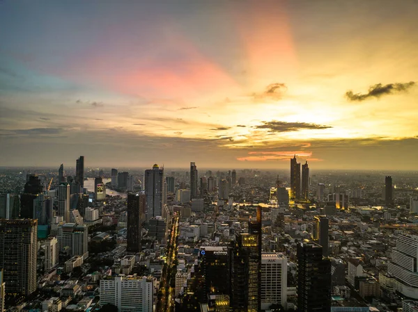 King Power Mahanakhon Formerly Known Mahanakhon Mixed Use Skyscraper Silom — Stock Photo, Image