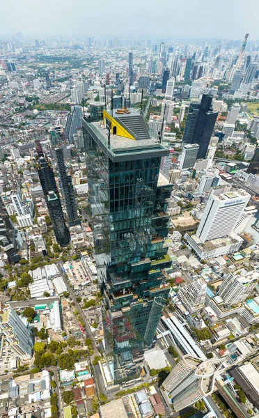 King Power Mahanakhon Anteriormente Conocido Como Mahanakhon Rascacielos Uso Mixto — Foto de Stock