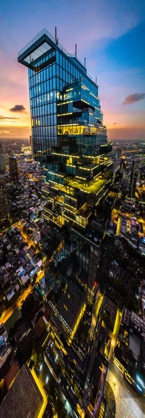 King Power Mahanakhon Formerly Known Mahanakhon Mixed Use Skyscraper Silom — Stock Photo, Image