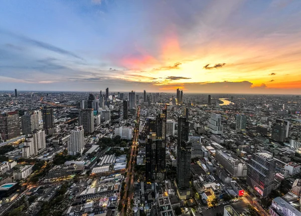 King Power Mahanakhon Formerly Known Mahanakhon Mixed Use Skyscraper Silom — Stock Photo, Image